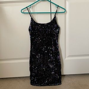 PrettyLittleThing Sequin Mini Dress